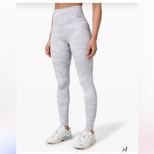 Lululemon Athletica Gray Camo Leggings